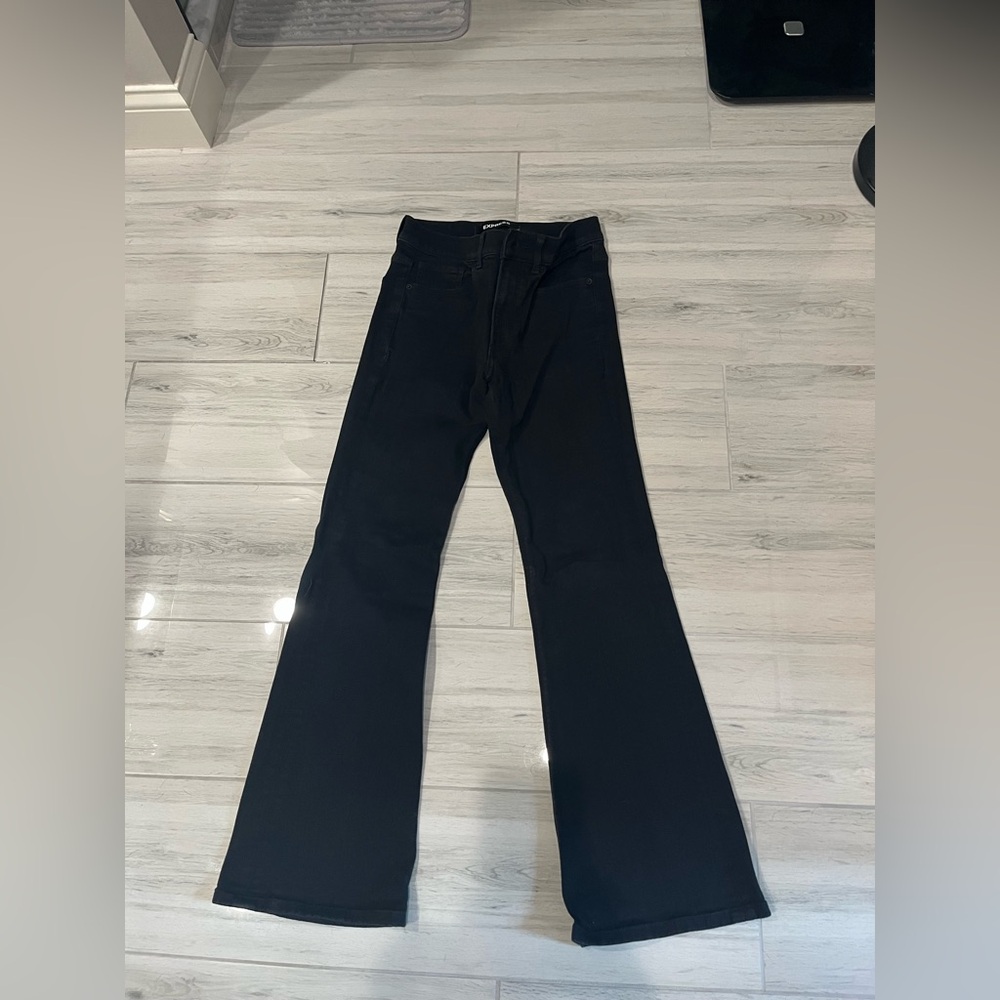 Express Black Flare Women's Jeans